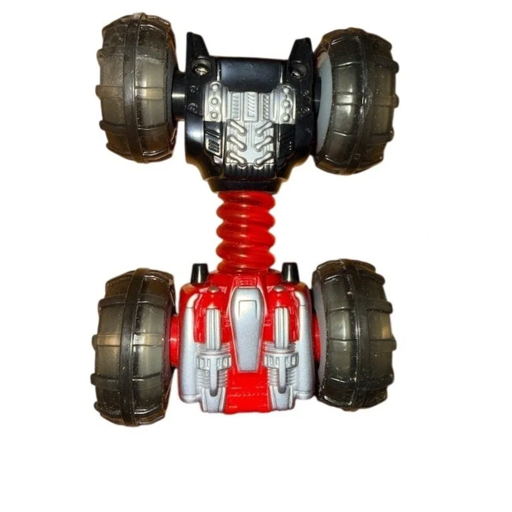 Tiger Electronics Pull-Back Stunt Car Toy Red/Black 4-Wheel 2000‎